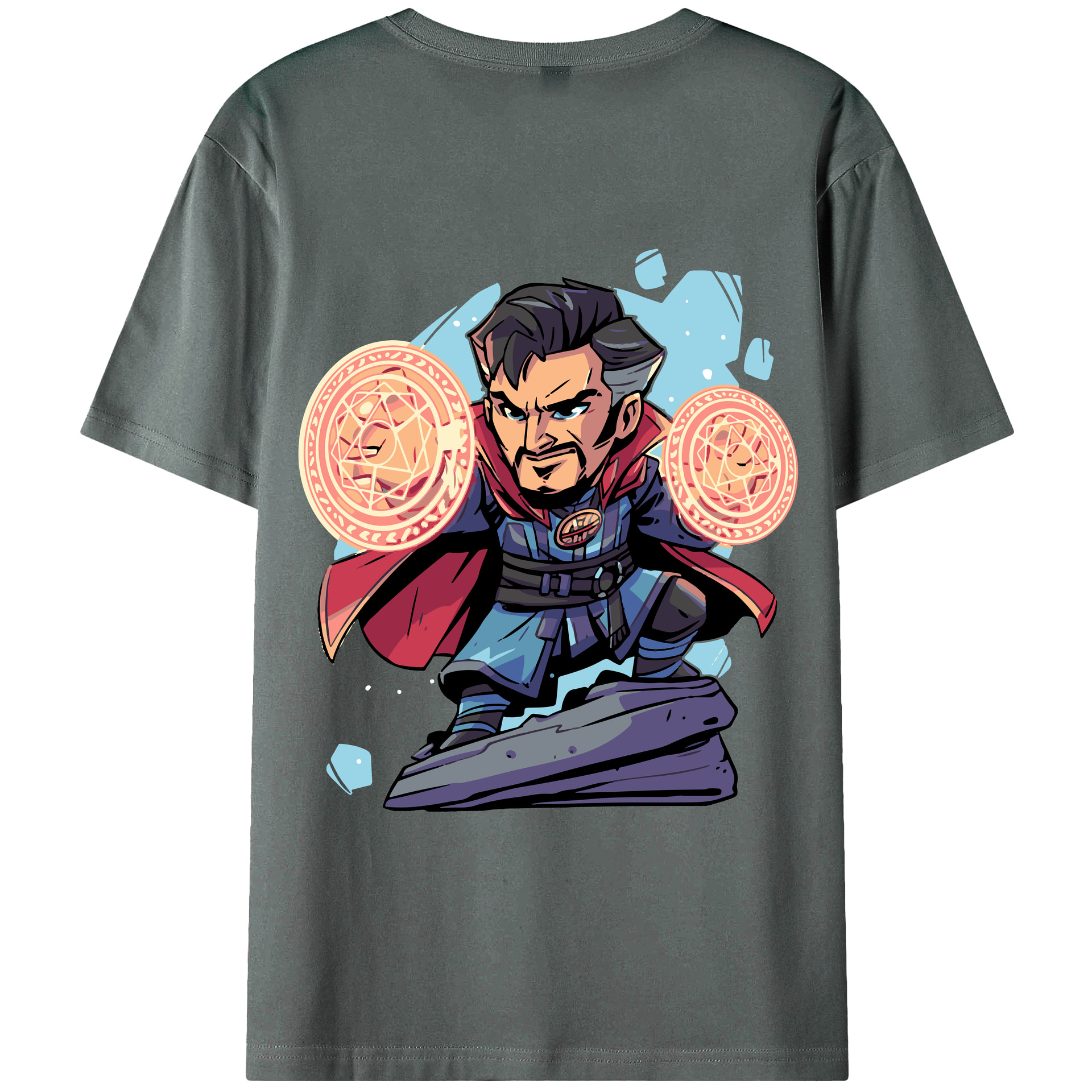 （画像用） アベンジャーズ The Avengers 綿100％ メンズ半袖Tシャツ（バックプリント） 通気性